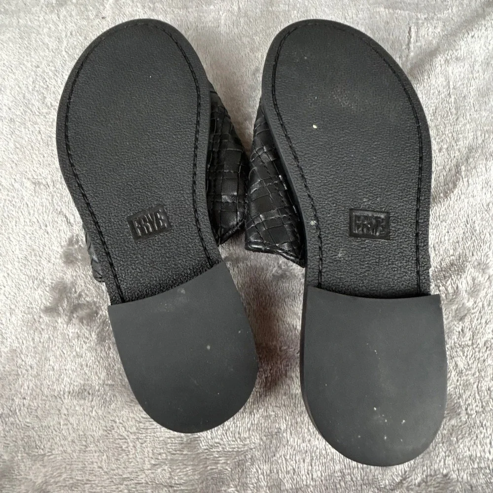 Frye black leather